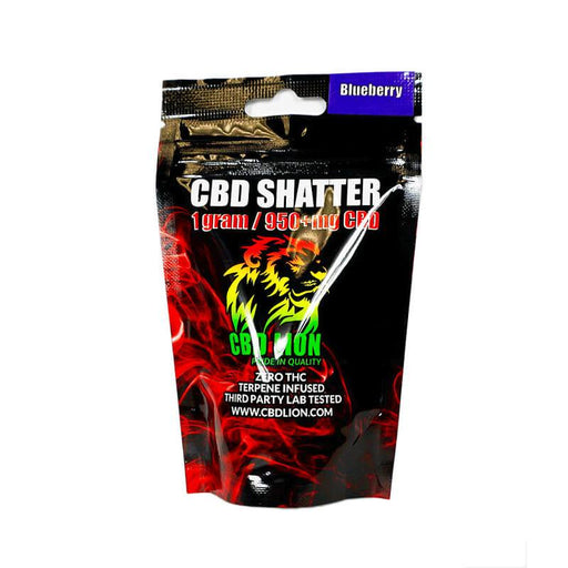 CBD Lion - CBD Concentrate - Blueberry Shatter - 1 Gram