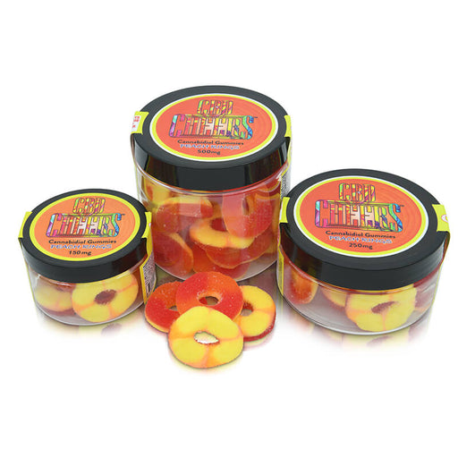 Cheers CBD - CBD Edible - Gummy Peach Rings - 150mg-500mg