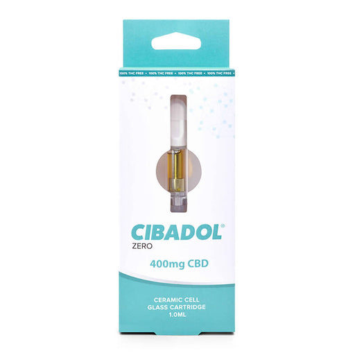 Cibadol ZERO - CBD Vape Cart - 1ml Ceramic Cell - 400mg