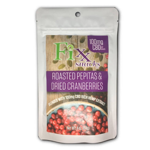 Fixx - CBD Edible - Roasted Pepitas & Dried Cranberries - 100mg