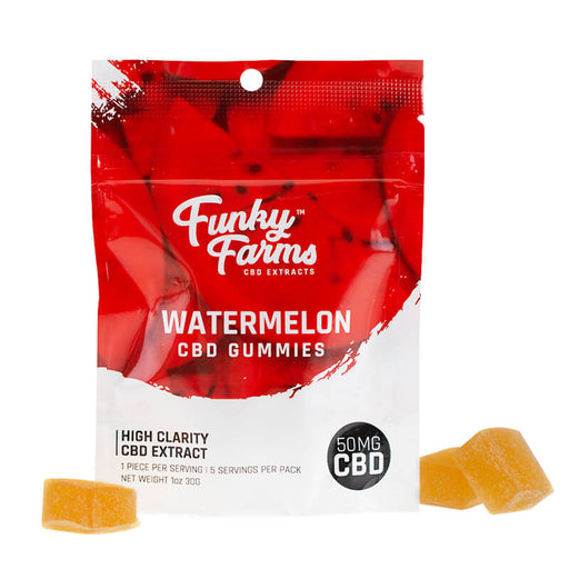 Funky Farms - CBD Gummies - Watermelon - 50mg