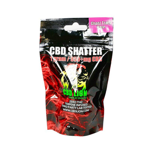 CBD Lion - CBD Concentrate - Ghost Train Haze Shatter - 1 Gram