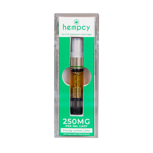 Hempcy - CBD Vape Cartridge - Energy Lemon Lime - 250mg-500mg