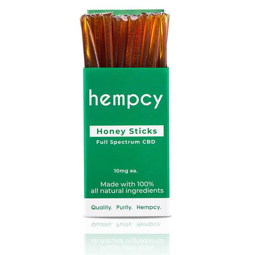 Hempcy - CBD Edible - Honey Sticks 10 Count - 10mg