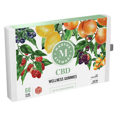 Martha Stewart - CBD Edible - Wellness Gummies Sampler Pack - 600mg