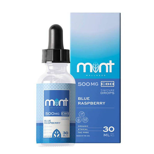 Mint Wellness - CBD Tincture - Blue Raspberry - 500mg