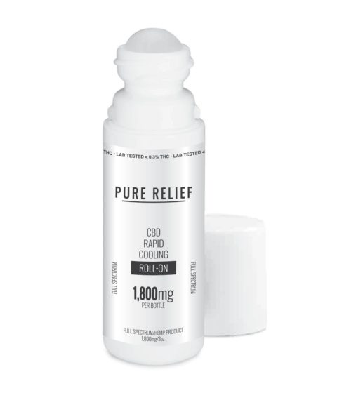 Pure Relief - CBD Topical - CBD Rapid Cooling Roll On - 1800mg
