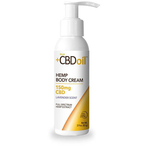 PlusCBD Oil - CBD Topical - Gold Body Cream Lavender - 150mg