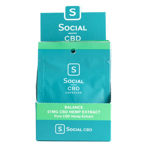 Social CBD - CBD Capsule - Balance Soft Gel 2 Pack - 33.3mg