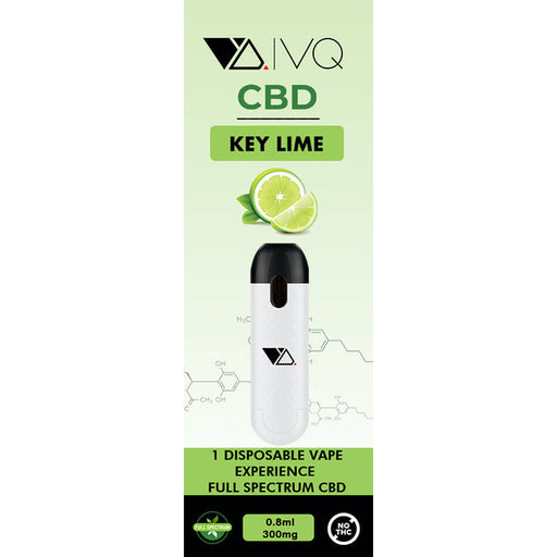 VQ CBD - CBD Disposable Vape Pen - Key Lime - 300mg-500mg