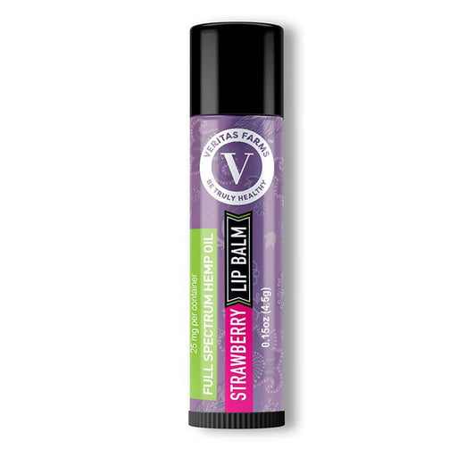 Veritas Farms - CBD Topical - Full Spectrum Strawberry Lip Balm - 25mg