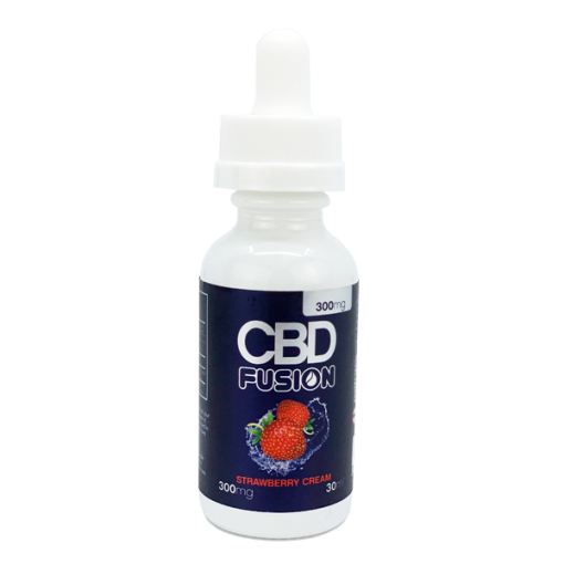 CBD Fusion - CBD Vape - Strawberry Cream - 300mg-600mg