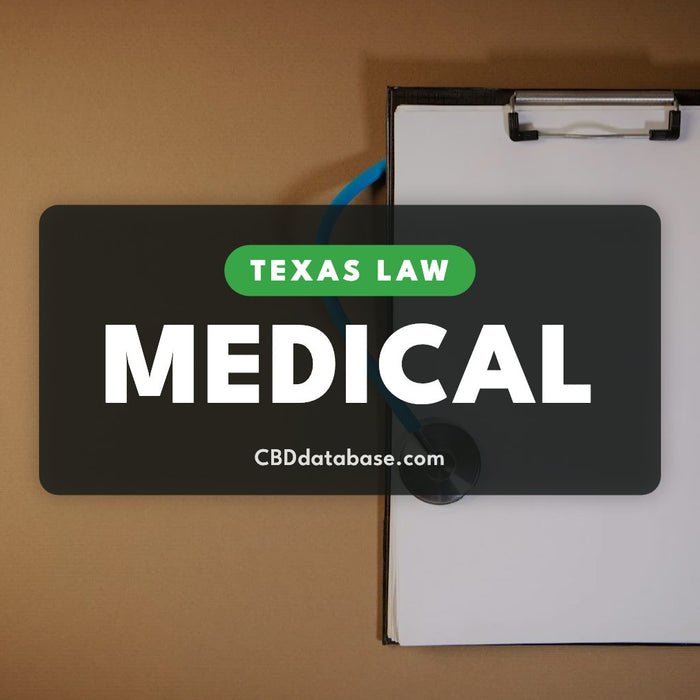 Texas Law: Medical, clipboard and stethoscope on a brown background