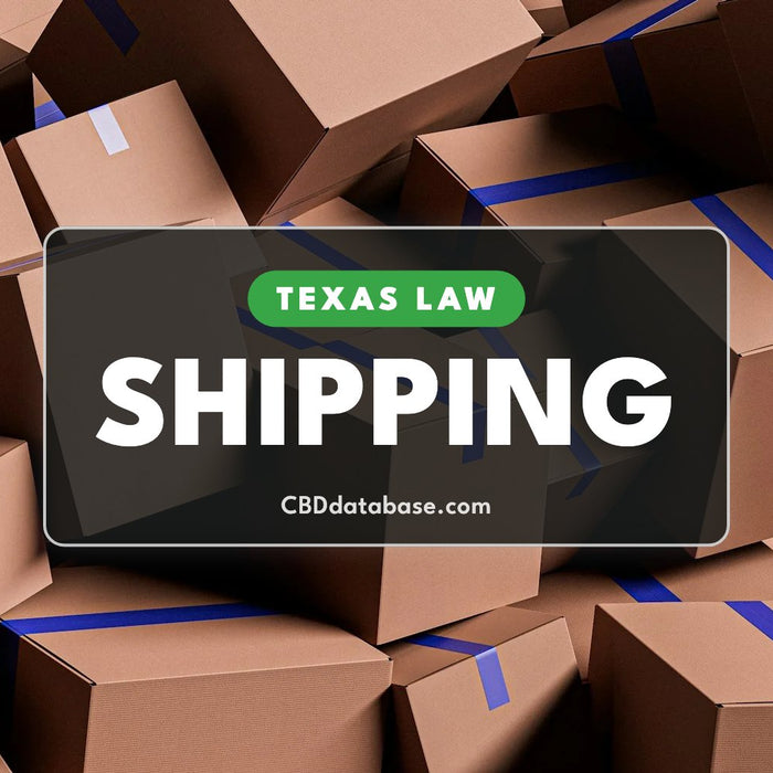 Texas Law: Shipping, pile of brown cardboard shipping boxes