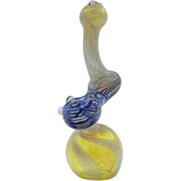 LA Pipes Fumed Sherlock Bubbler - The Rake Bubb