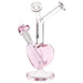 Pulsar Double Kiss Heart Glass Bong - 11" / 14mm F