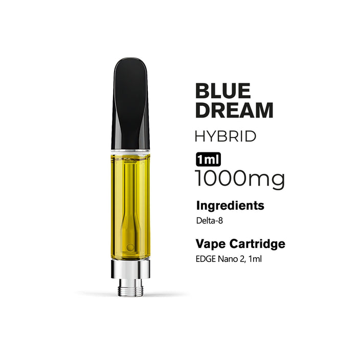 Chill Plus Delta 8 vape cartridge Blue Dream label