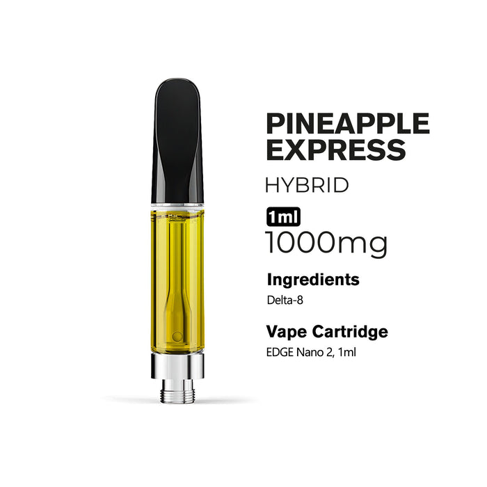 Chill Plus Delta 8 vape cartridge Pineapple Express label