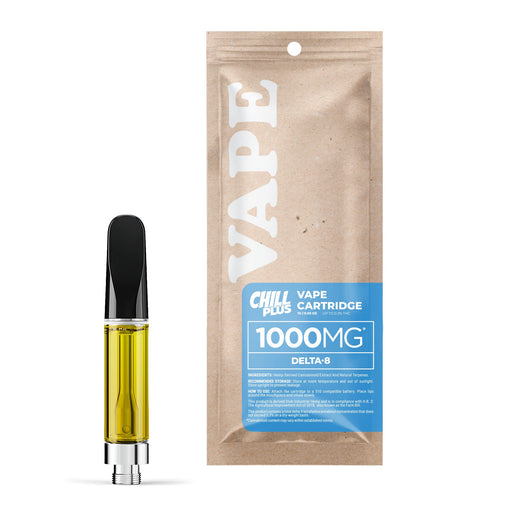 Chill Plus Delta 8 vape cartridge Sour Diesel 1000mg