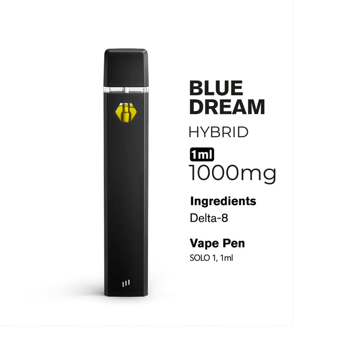 Chill Plus Delta 8 disposable vape pen Blue Dream label
