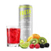 Fresh Delta 9 THC Water Fruit Punch 100mg (12oz Can) can with glass