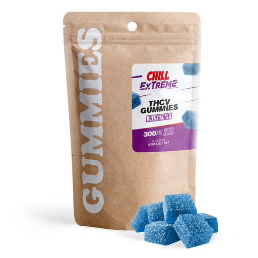 Chill Extreme THCV Gummies Blueberry 10mg (30 Count) pack