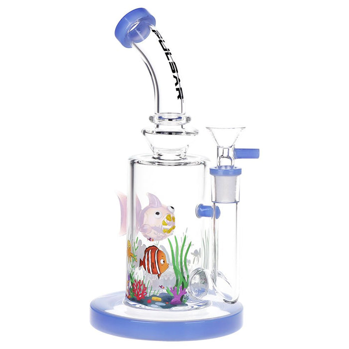 Pulsar Fish Out of Glass Bong - 9" / 14mm F