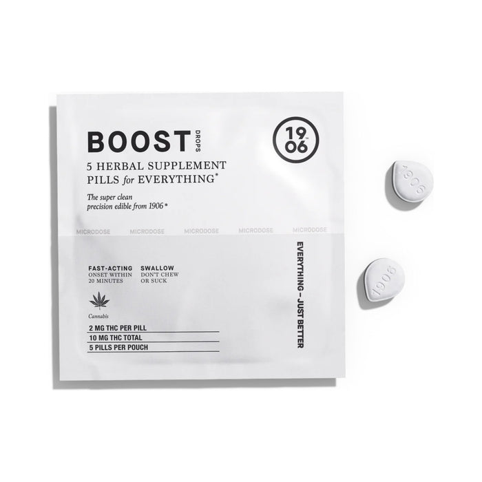 1906 Boost Drops 2mg THC Pills 5 Count pouch