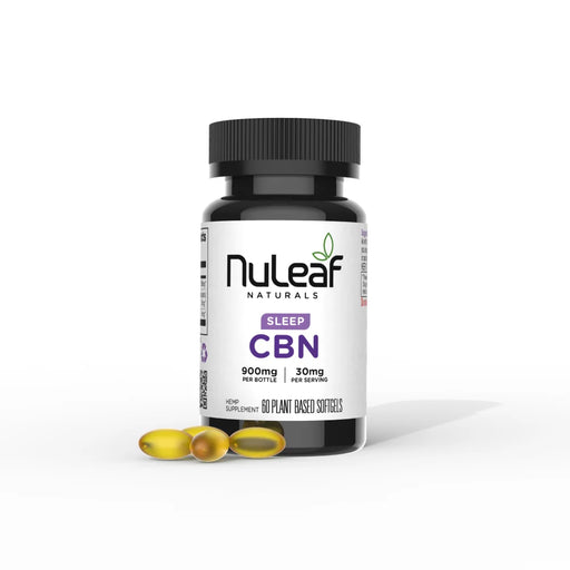 NuLeaf Naturals Full Spectrum CBN Softgels 900mg (60 ct) | CBDdatabase.com