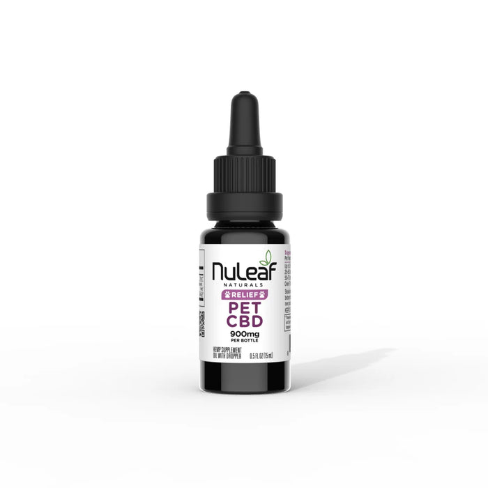 NuLeaf Naturals Full Spectrum CBD Pet Oil 900mg (15ml) | CBDdatabase.com