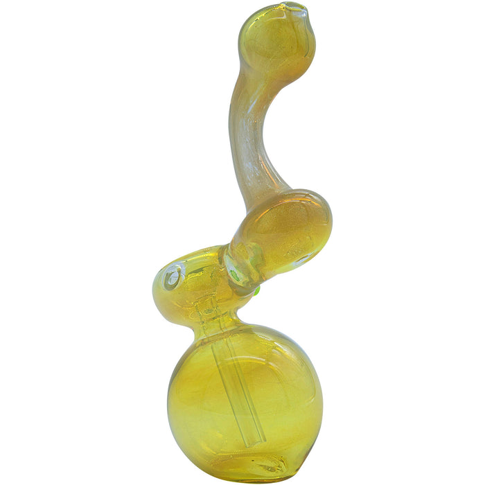 LA Pipes Silver Sherlock Fumed Bubbler