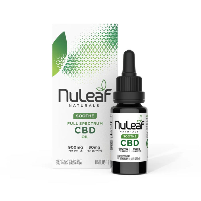 NuLeaf Naturals Full Spectrum CBD Oil 900mg (15ml) | CBDdatabase.com