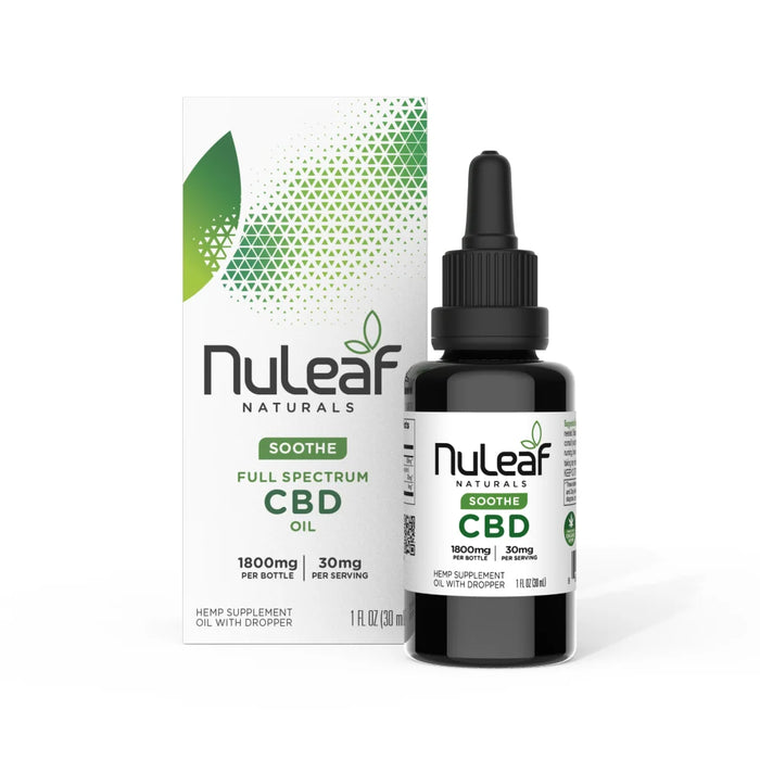 NuLeaf Naturals Full Spectrum CBD Oil 1800mg (30ml) | CBDdatabase.com