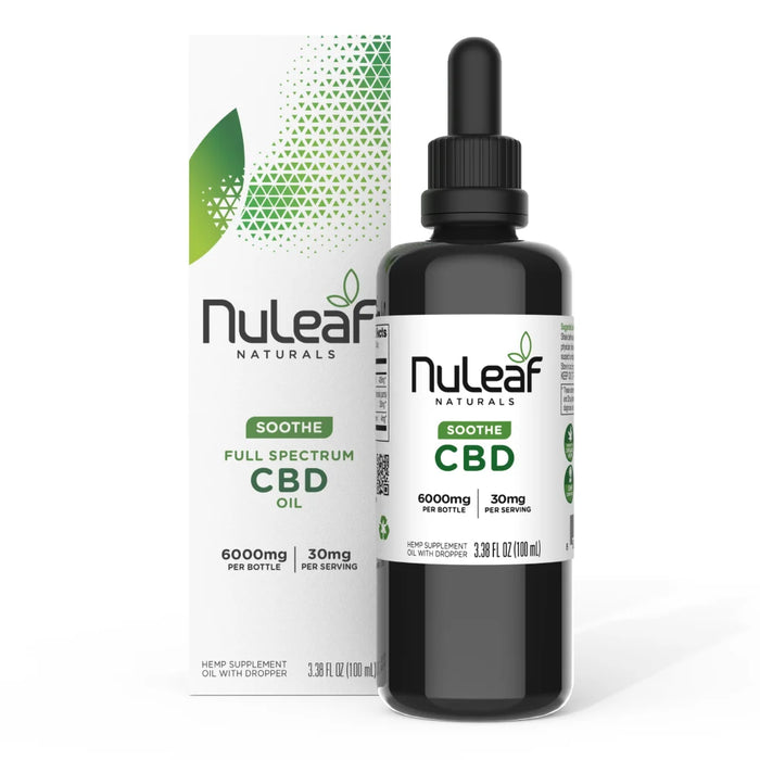 NuLeaf Naturals Full Spectrum CBD Oil 6000mg (100ml) | CBDdatabase.com