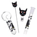 Pulsar Superstitious Kitty GLOW Glass Herb Pipe Duo - 9.75" / 14mm F