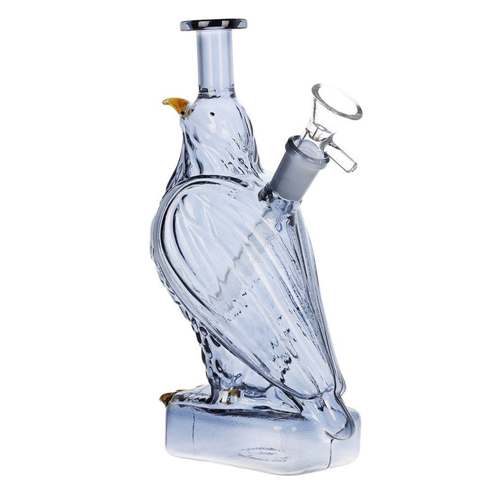 SeshGear Raven Glass Bong - 7.5" / 14mm F / Smoke