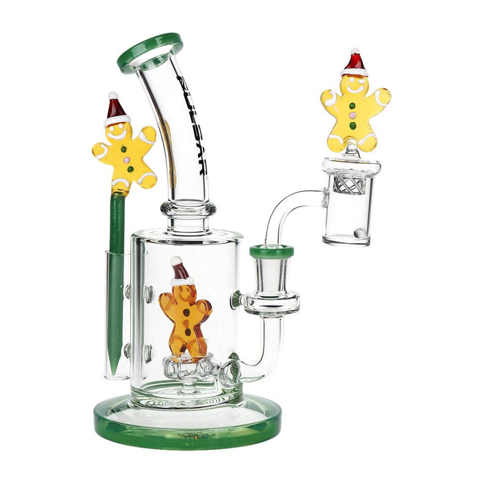 Pulsar Holidaze Series Glass Dab Rig Set | 8.25" | 14mm F