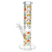 Pulsar Design Series Straight Tube Glass Bong - Flower Vision / 12" / 14mm F