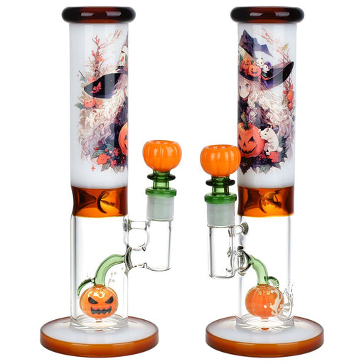 Pulsar Anime Halloween Straight Tube Glass Bong