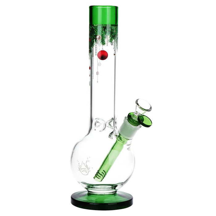 Pulsar Christmas Time Glass Bubble Base Bong - 11.75" / 14mm F