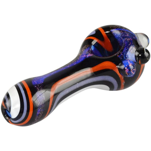 Pulsar Dichro Swirl Spoon Pipe - Outer Space
