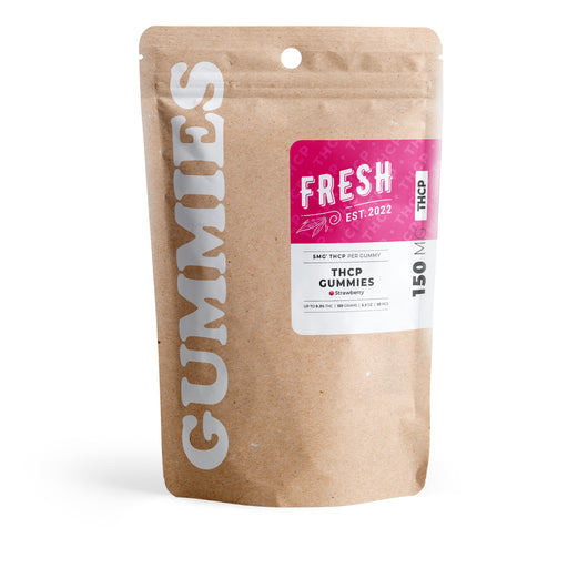 Fresh THCP Gummies Strawberry 5mg (30 Count) pack