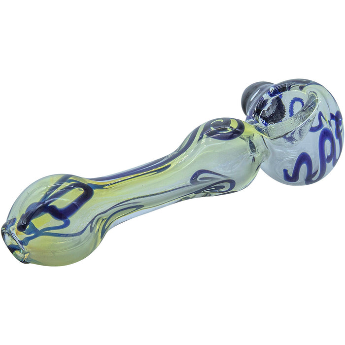 LA Pipes Glass Pipe - The Painted Warrior Spoon