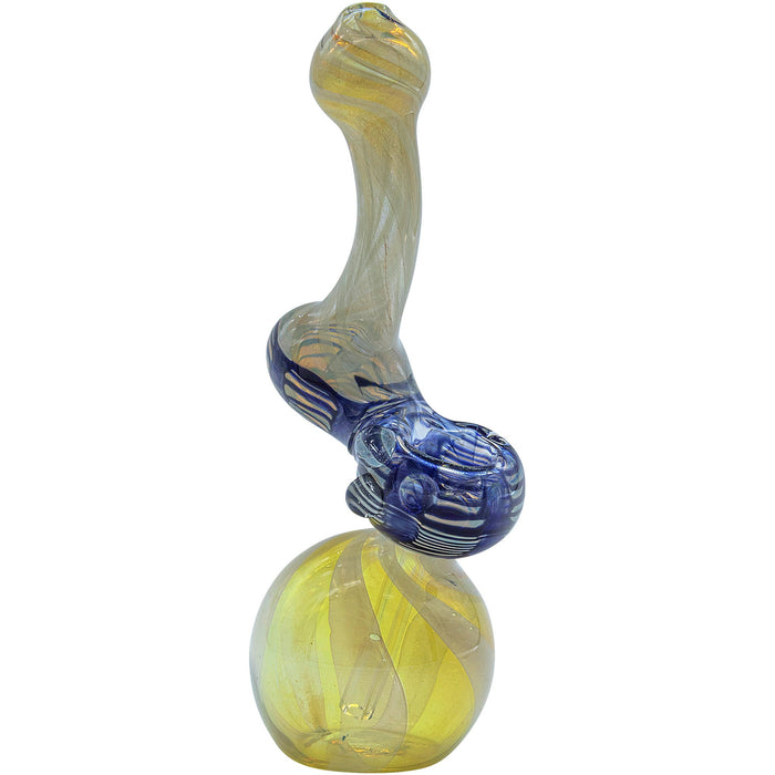 LA Pipes Fumed Sherlock Bubbler - The Rake Bubb