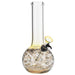 LA Pipes Raked Tiger Stripe Accented Beaker Bong