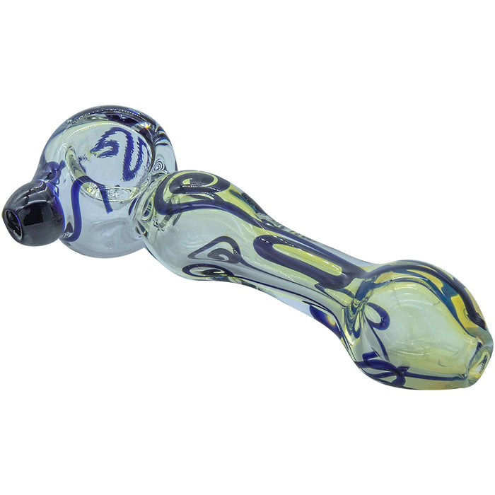 LA Pipes Glass Pipe - The Painted Warrior Spoon