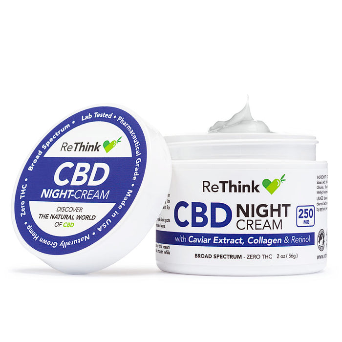 ReThink CBD Night Cream 250mg (2 oz) | CBDdatabase.com