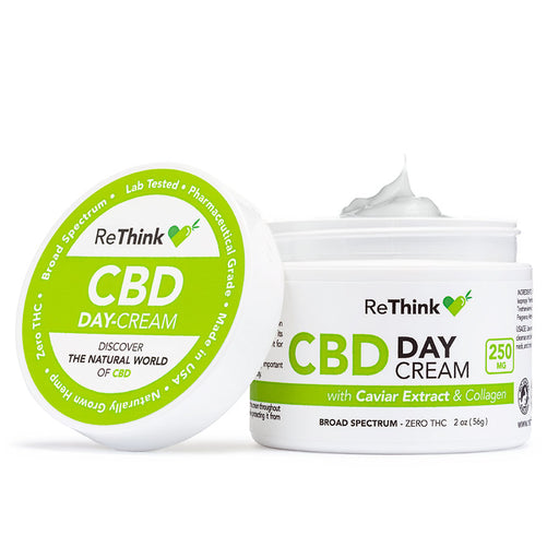 ReThink CBD Collagen Day Cream 250mg (2 oz) | CBDdatabase.com