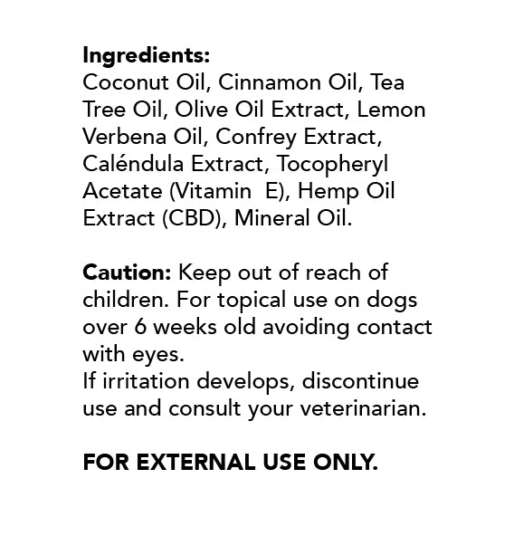 ReThink CBD Pet Skin & Coat Treatment label | CBDdatabase.com
