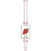 Pulsar Fruit Series Strawberry Cough Glow In The Dark Dab Rig Kit - 8" / 14mm F